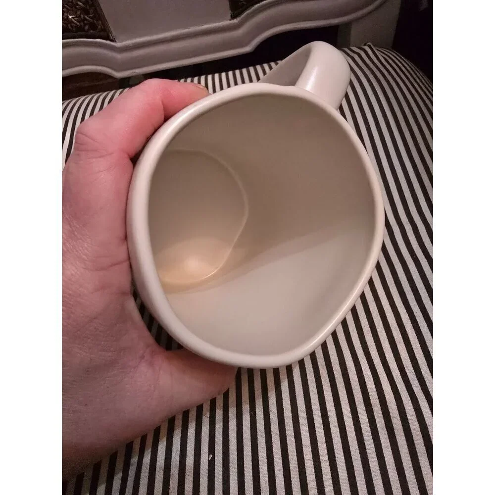 Rae Dunn pumpkin Patch White Coffee Mug Fall Halloween